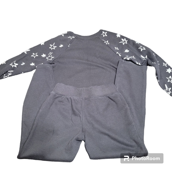 Athletic Works Black And Grey 4 Piece Jogger Set Girls Size Medium - Picture 7 of 10